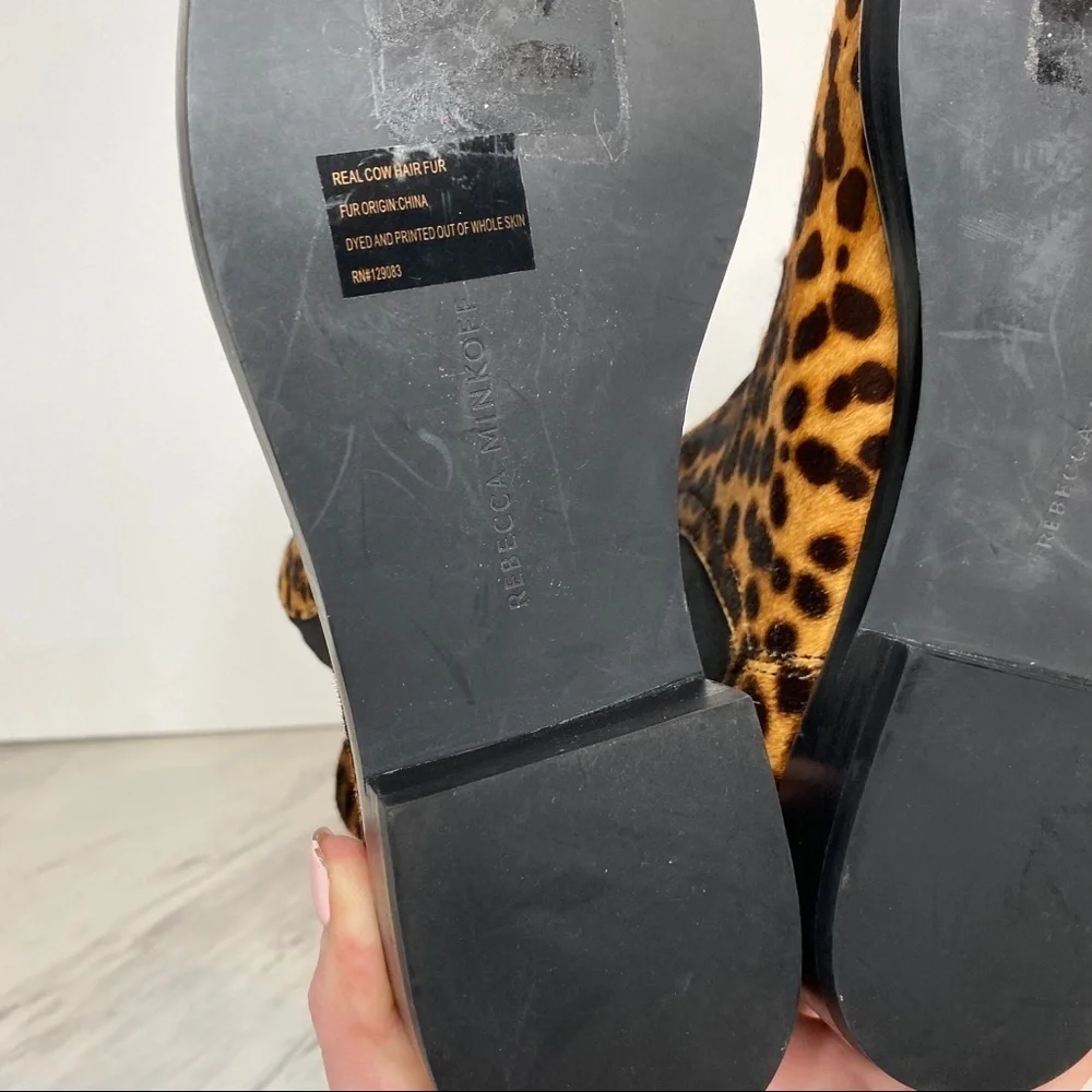 New! Rebecca Minkoff Sabeen Too Leopard Bootie 6.5